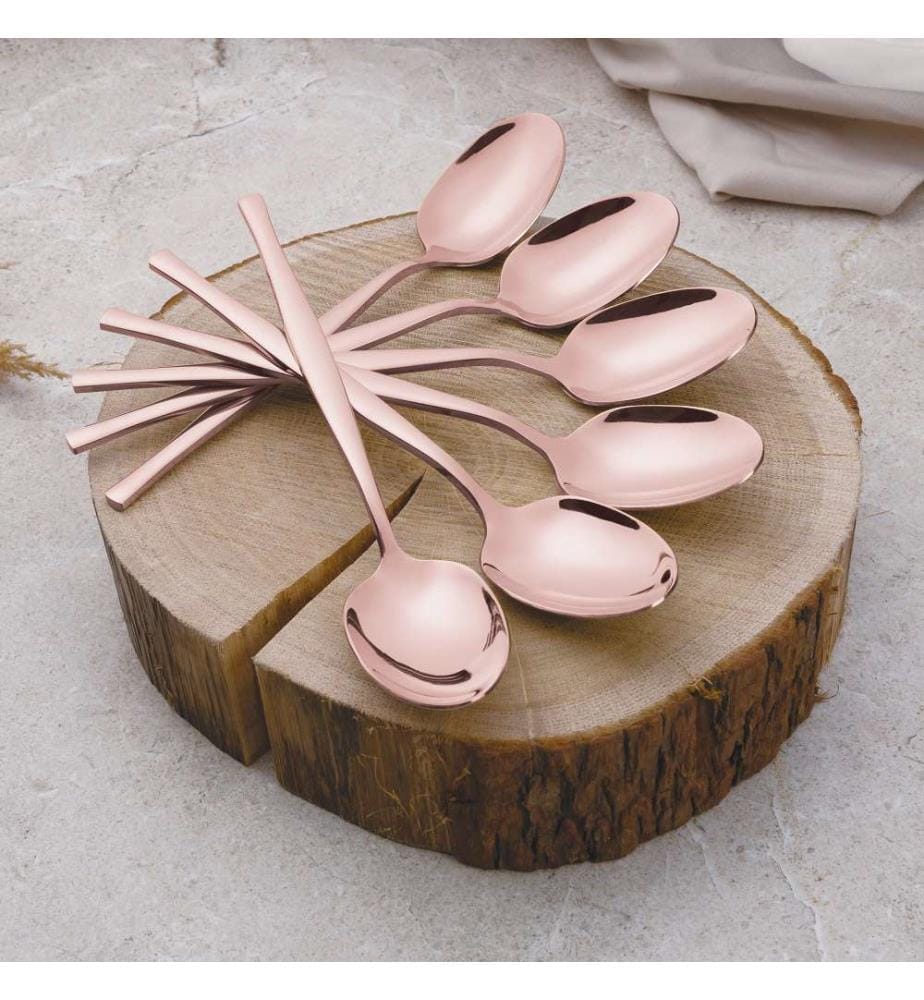 Besteckset 24-teilig rose gold – Taupe