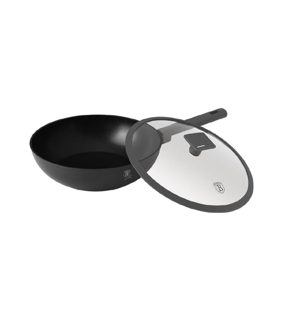 Wok Bratpfanne Ø 28cm mit Deckel Anthracite Collection - Noir