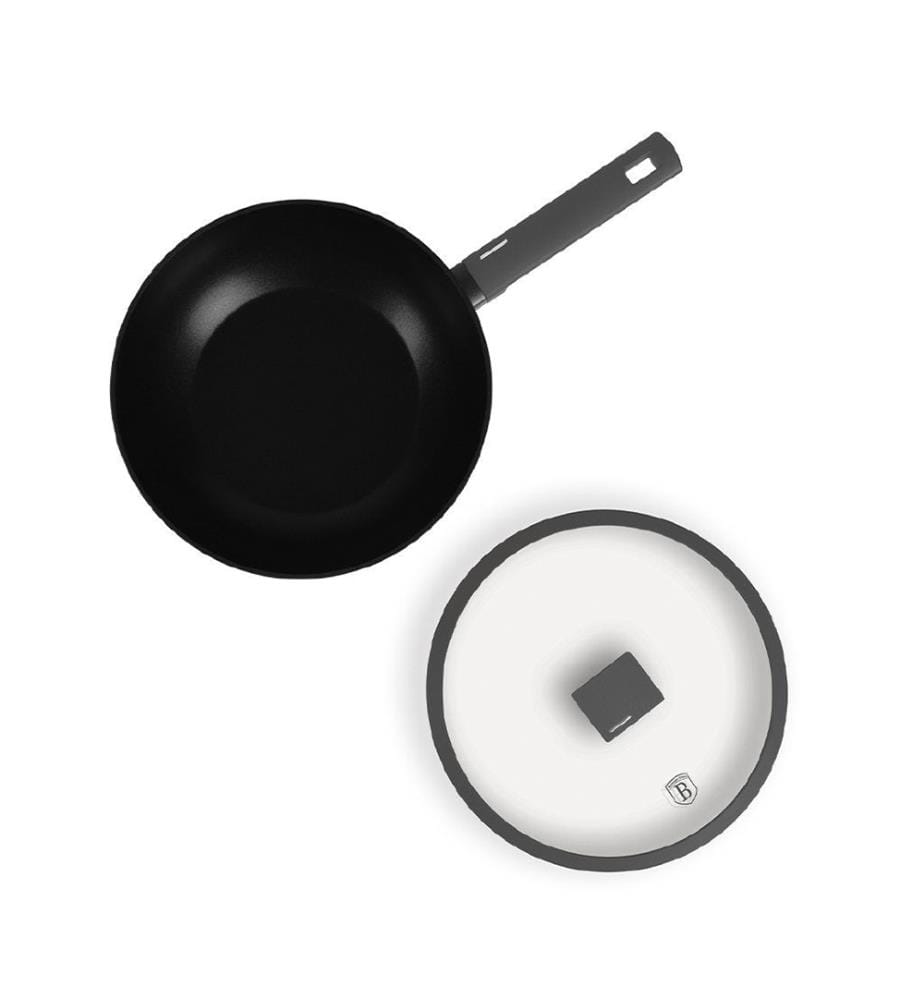 Wok Bratpfanne Ø 28cm mit Deckel Anthracite Collection - Noir