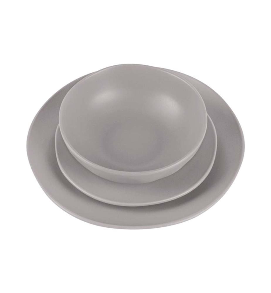 18-teiliges Tellerset, Taupe Collection - Matt