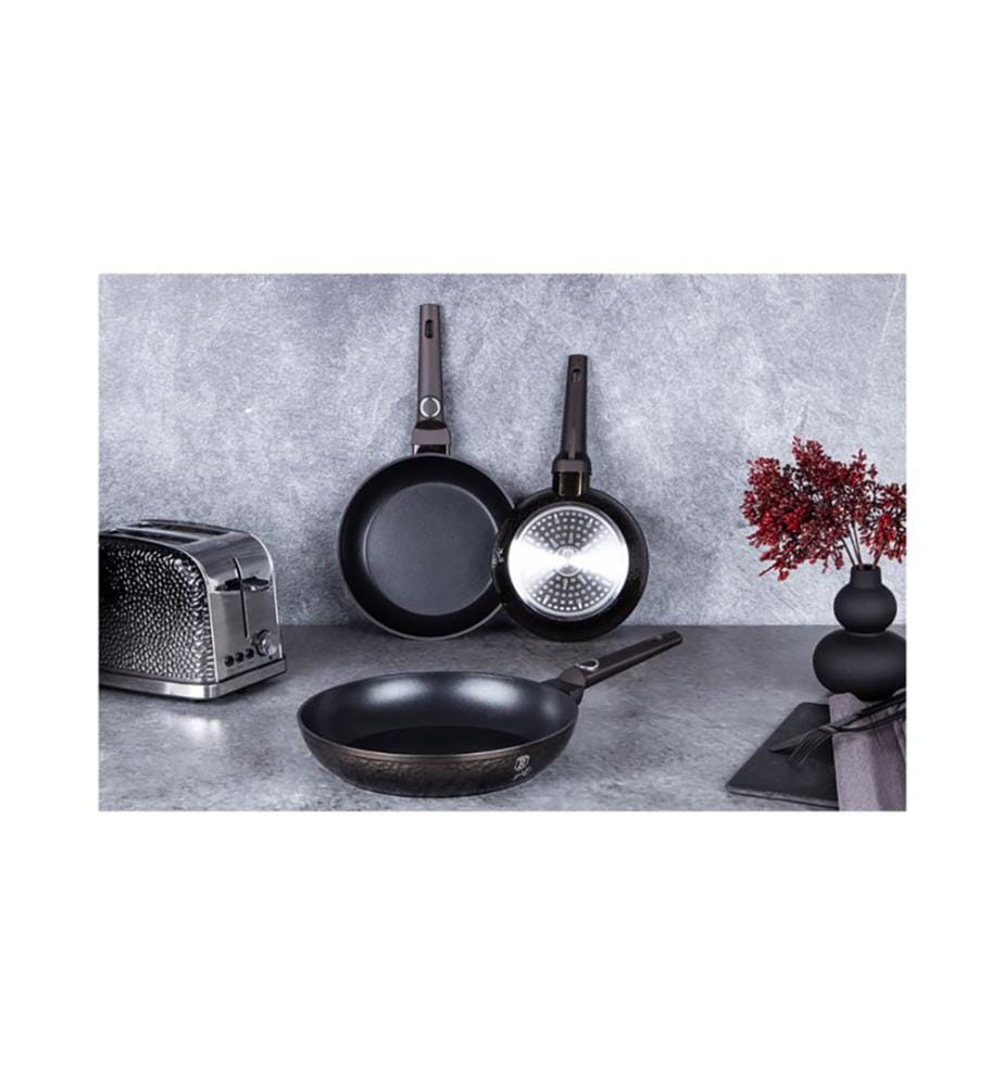 3er Set Bratpfannen Gloss Collection