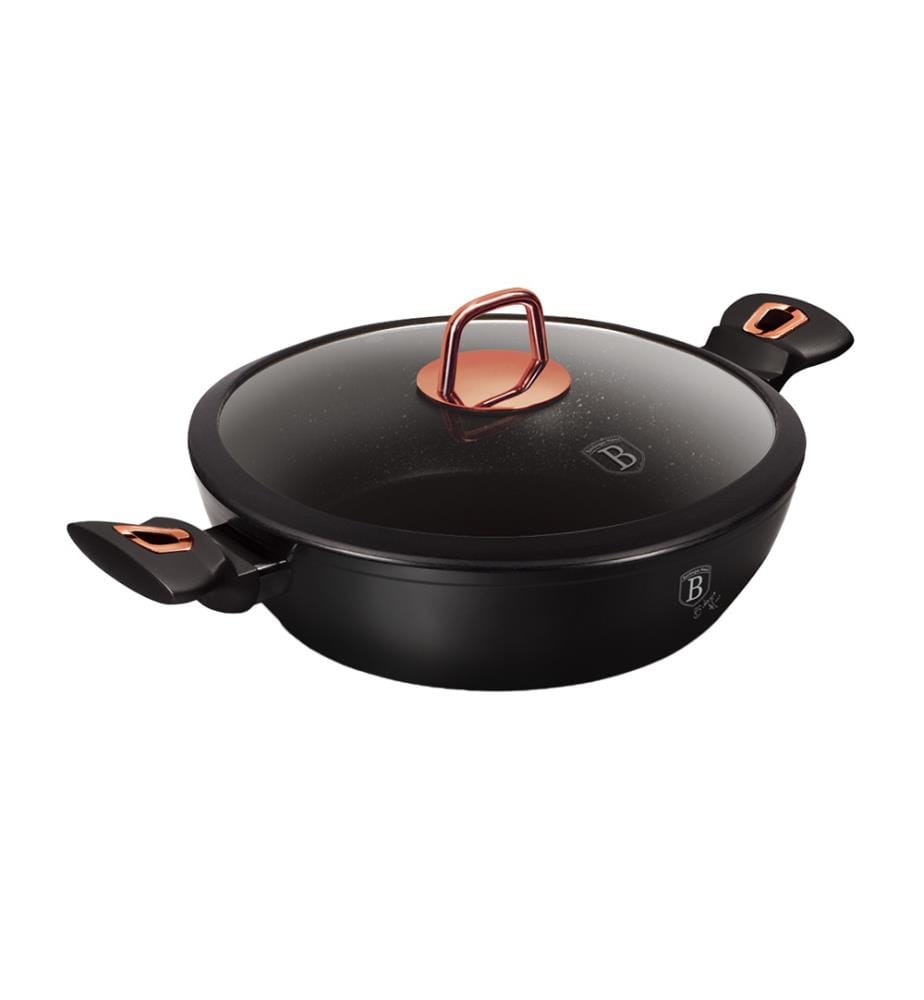 Black Rose Collection Sauteuse 28 cm - Schwarz und Roségold