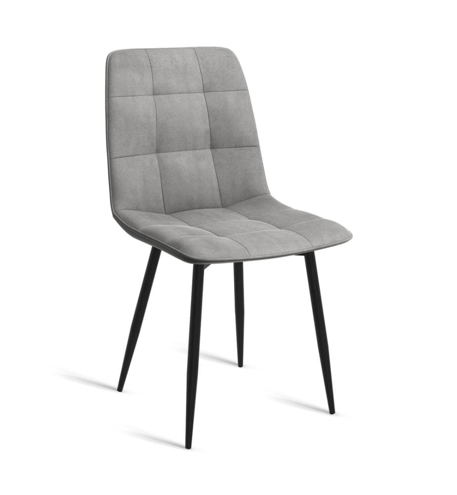 6er-Set Stühle Linda 46 x 55 x 88 cm - Hellgrau