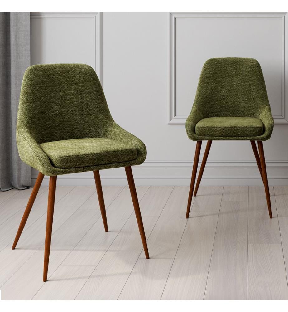 4er-Set Stühle „Olivia“ – Grün