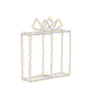 Gartendekoration LED KEMI Weihnachtsgeschenke 25 cm Weiss