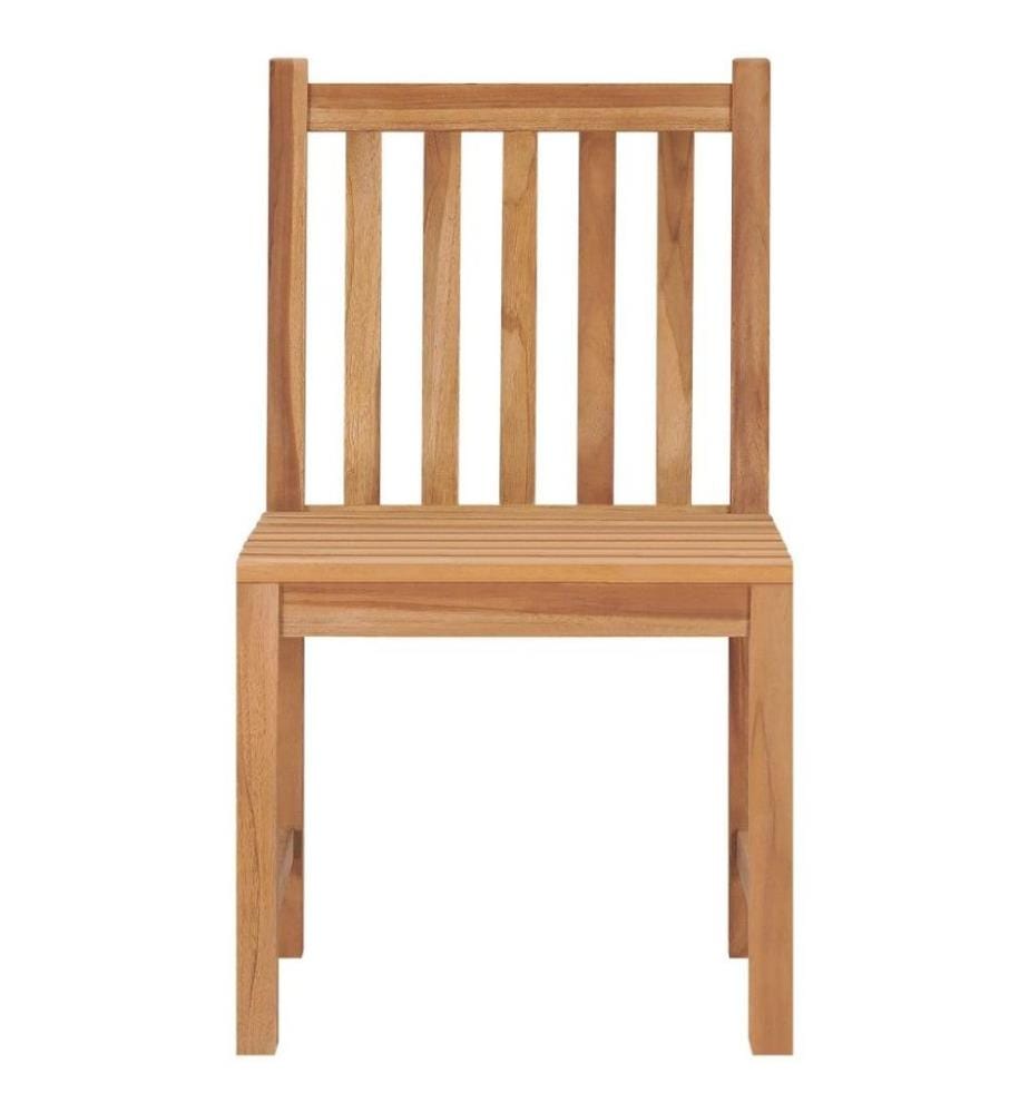 Chaises de jardin 8 pcs Bois de teck solide