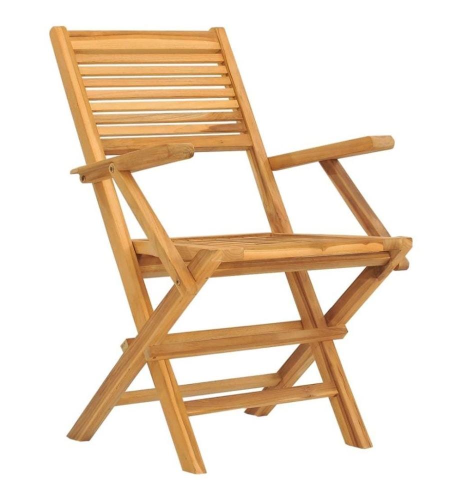 Chaises de jardin pliantes 8 pcs 55x62x90 cm bois massif teck