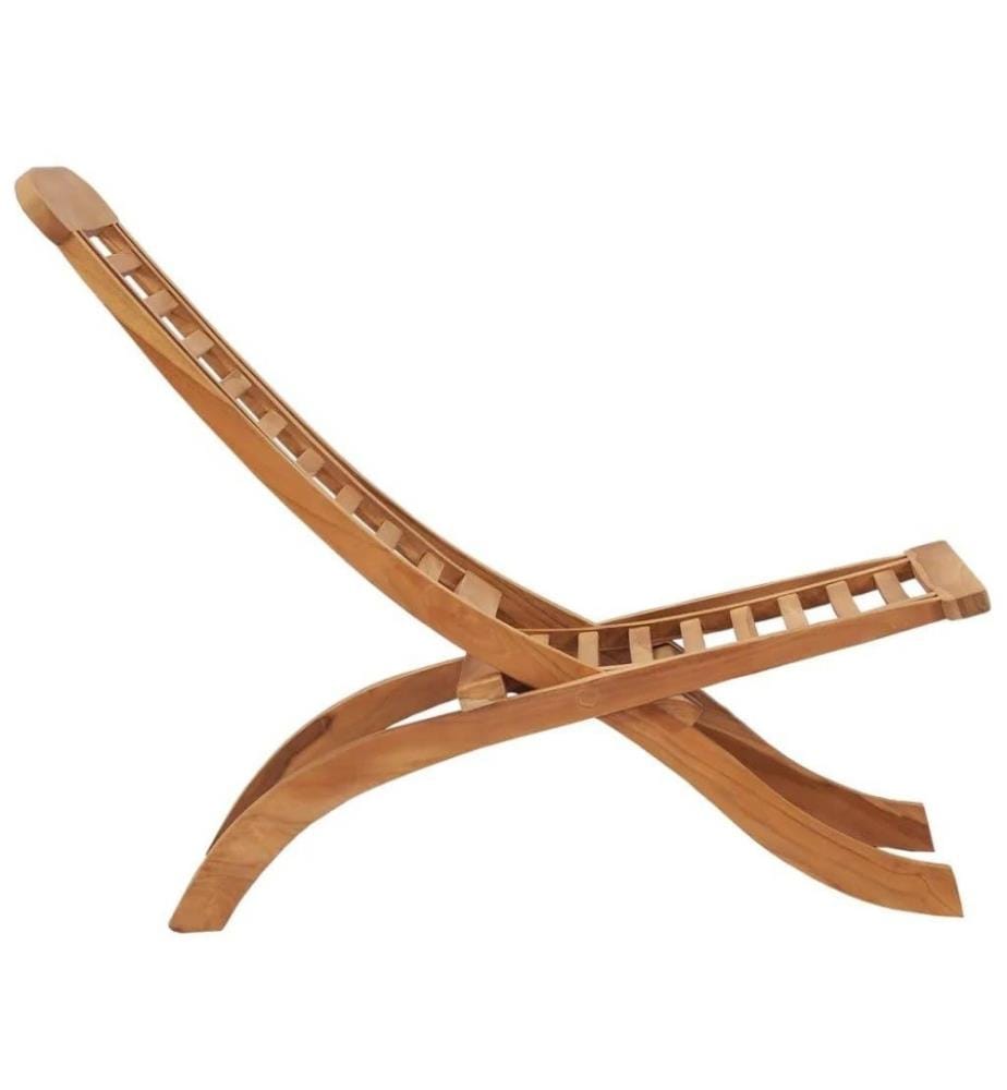 Gartenstuhl Klappbar 50x90x69 cm Massivholz Teak