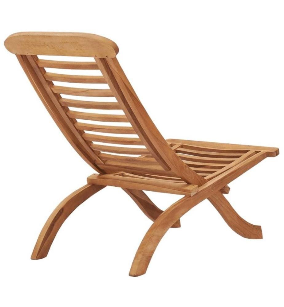 Gartenstuhl Klappbar 50x90x69 cm Massivholz Teak