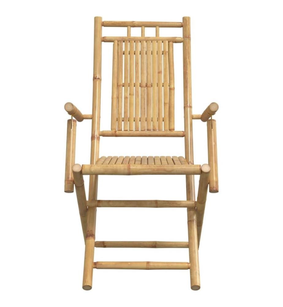 Gartenstühle 4 Stk. Klappbar 53x66x99 cm Bambus