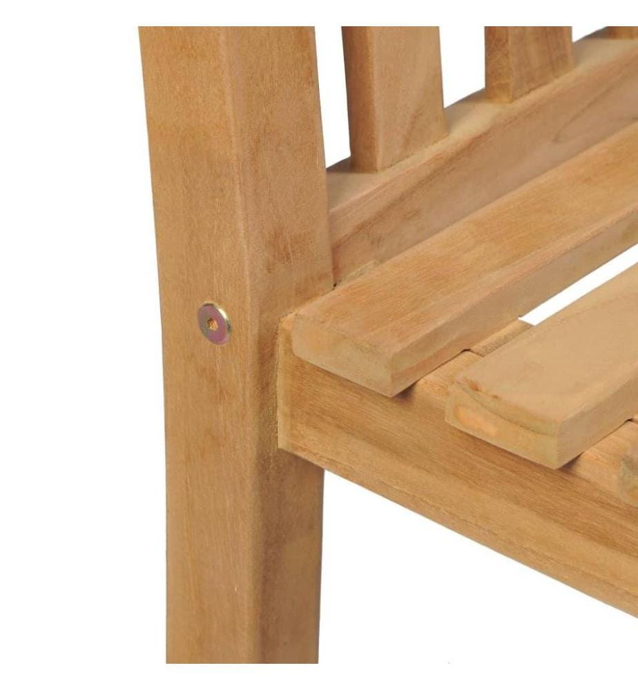 Chaises d'extérieur 2 pcs Bois de teck solide