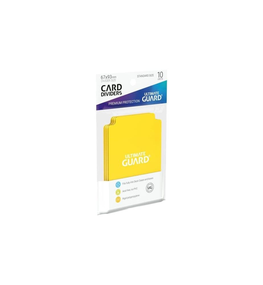 Ultimate Guard - Séparateur de cartes Taille standard jaune 10