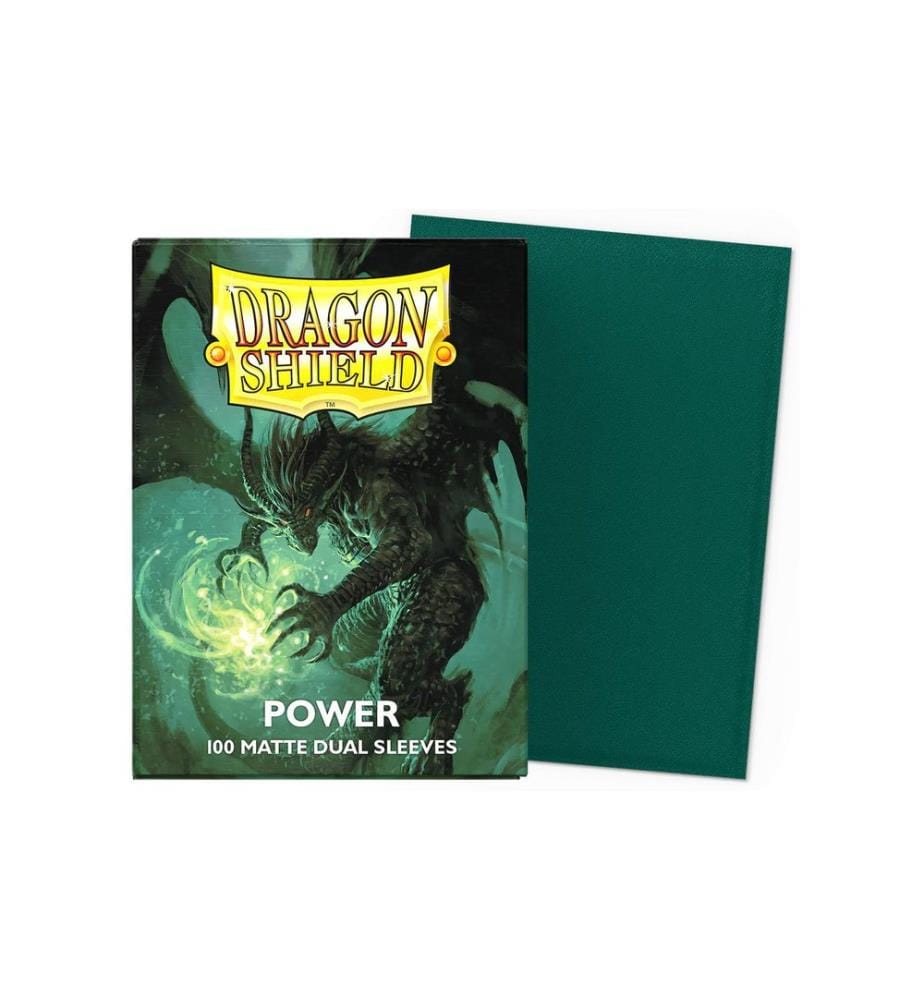 Dragon Shield - Kartenhülle Dual Matte – Power green