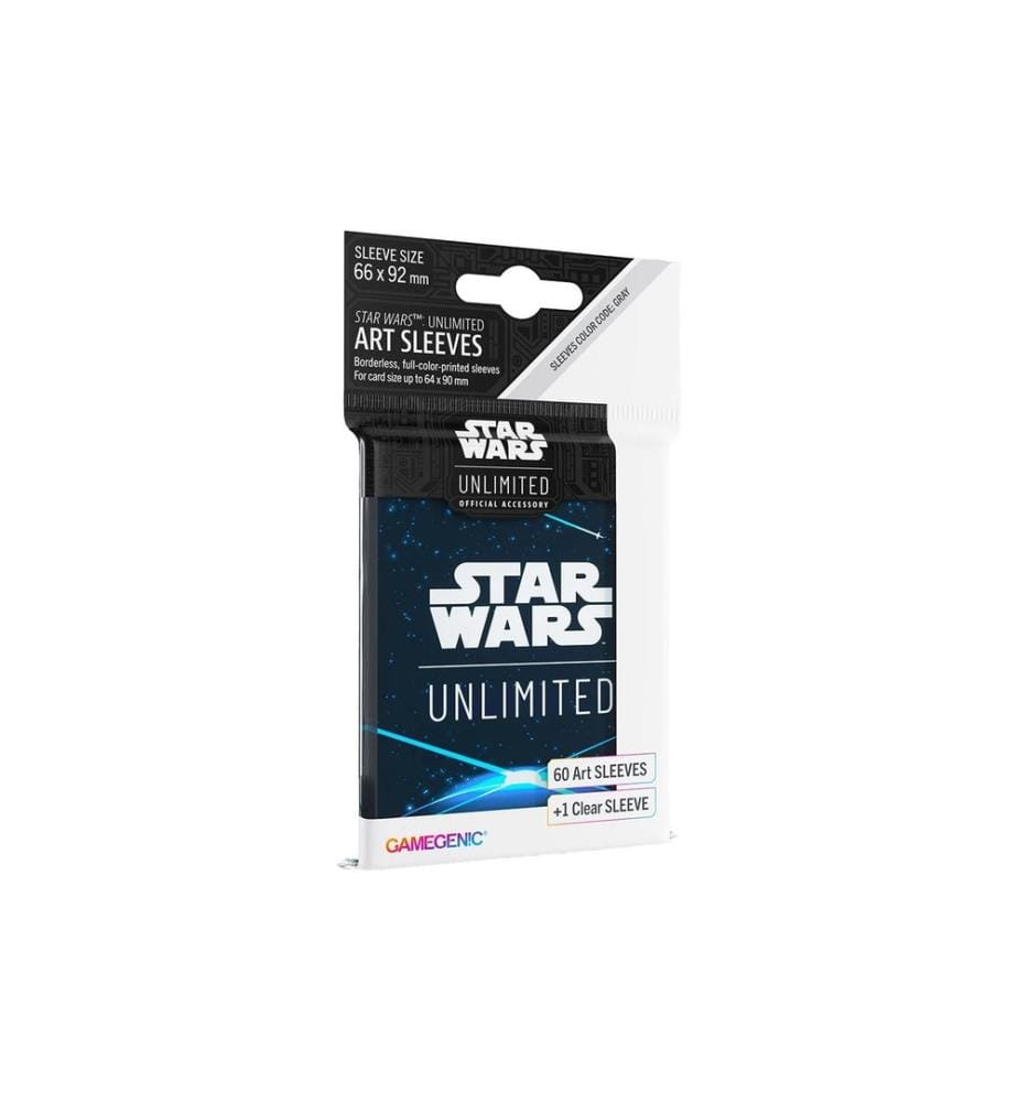 Asmodée - Kartenhülle Art Sleeves Space Blue 60 +1 Stk.