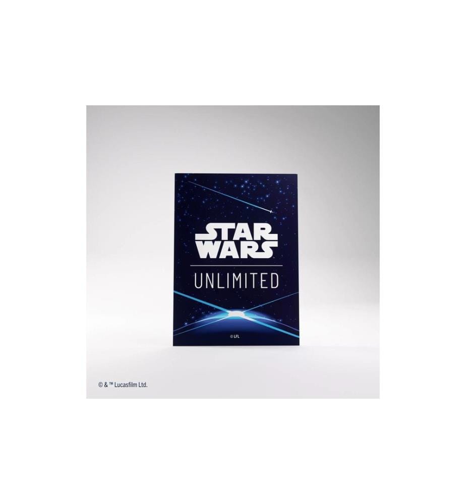 Asmodée - Kartenhülle Art Sleeves Space Blue 60 +1 Stk.