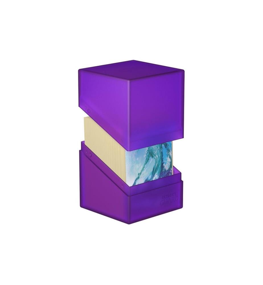 Ultimate Guard - Boîte à cartes Boulder Deck Case taille standard 100+ Amethyst