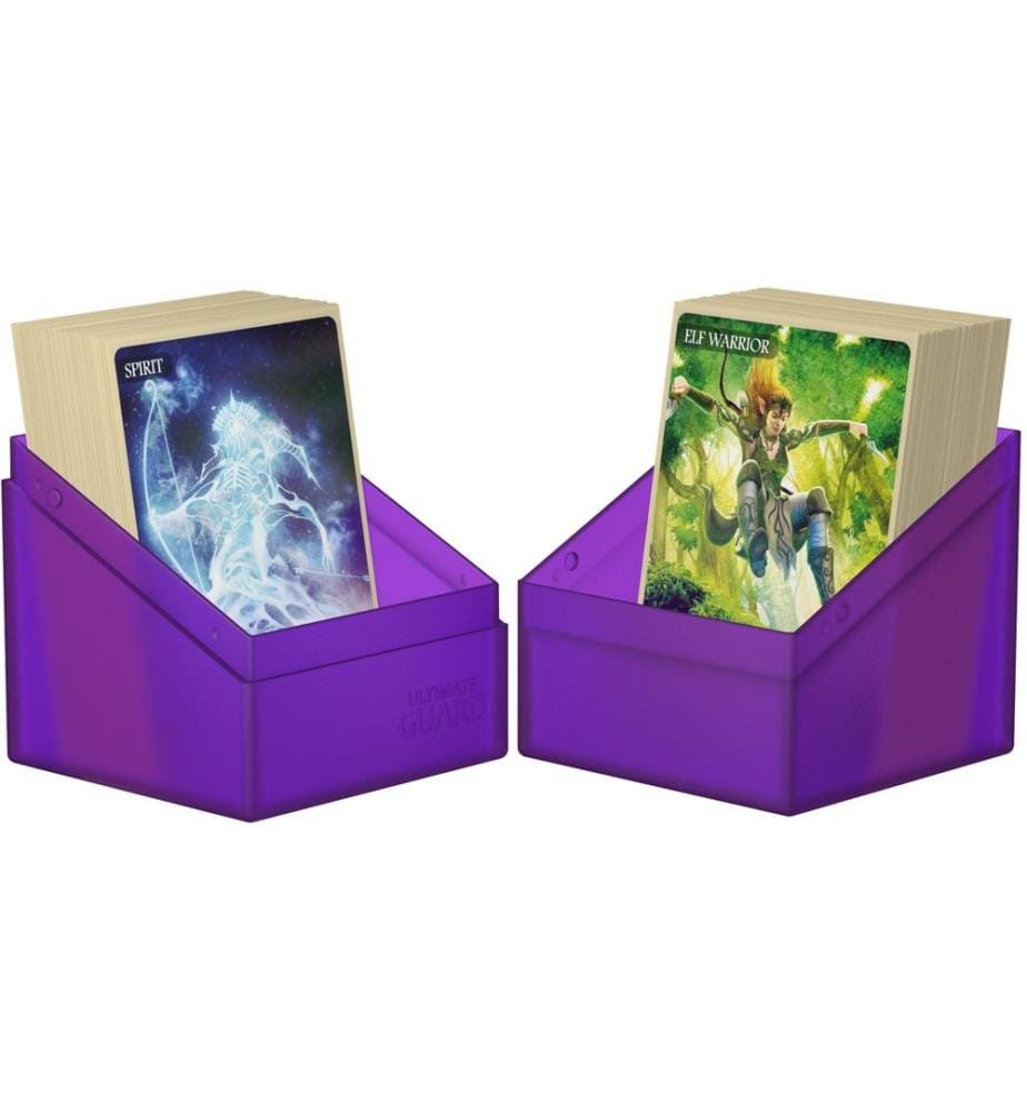 Ultimate Guard - Boîte à cartes Boulder Deck Case taille standard 100+ Amethyst