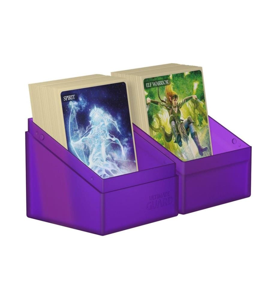 Ultimate Guard - Boîte à cartes Boulder Deck Case taille standard 100+ Amethyst