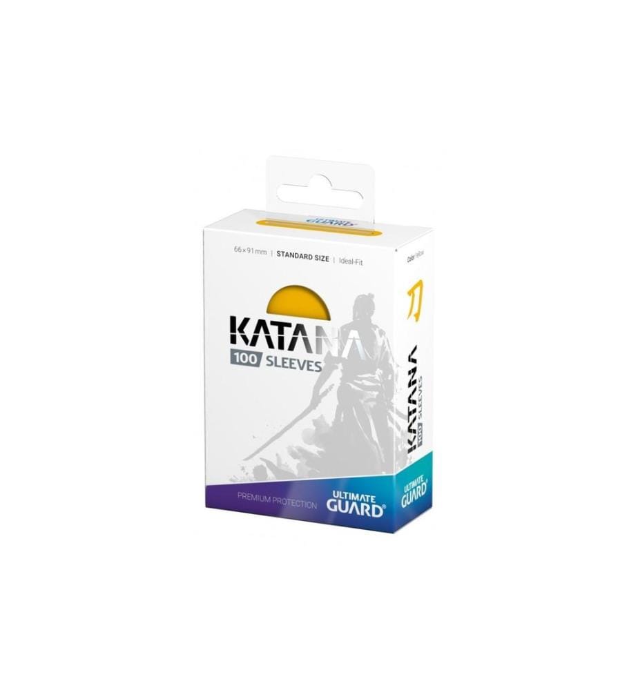 Ultimate Guard - Étui à cartes Katana Sleeves taille standard jaune 100