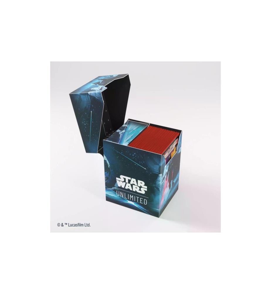 Asmodée - Kartenbox Star Wars: Unlimited Soft Crate Darth Vader