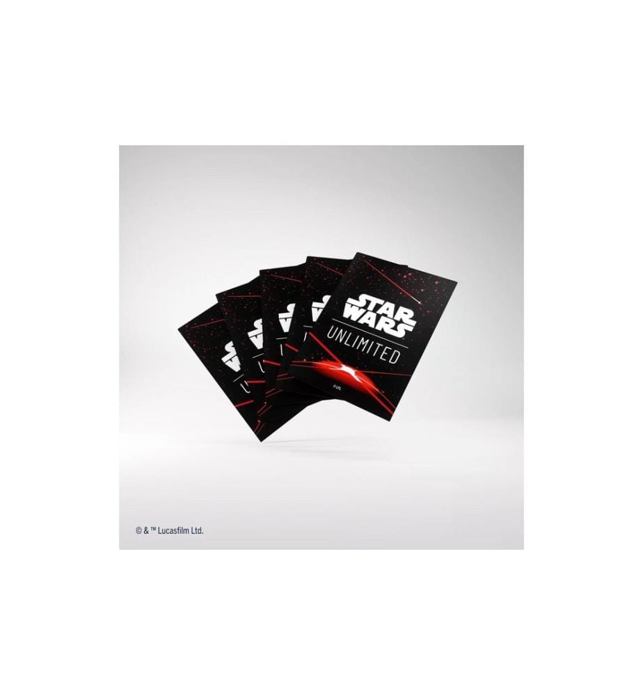 Asmodée - Kartenhülle Art Sleeves Space Red 60 +1 Stk.