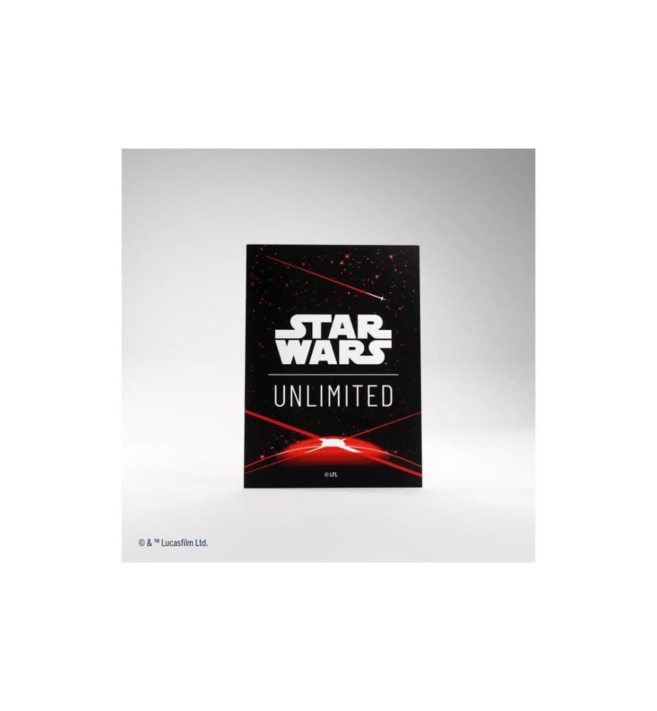 Asmodée - Kartenhülle Art Sleeves Space Red 60 +1 Stk.