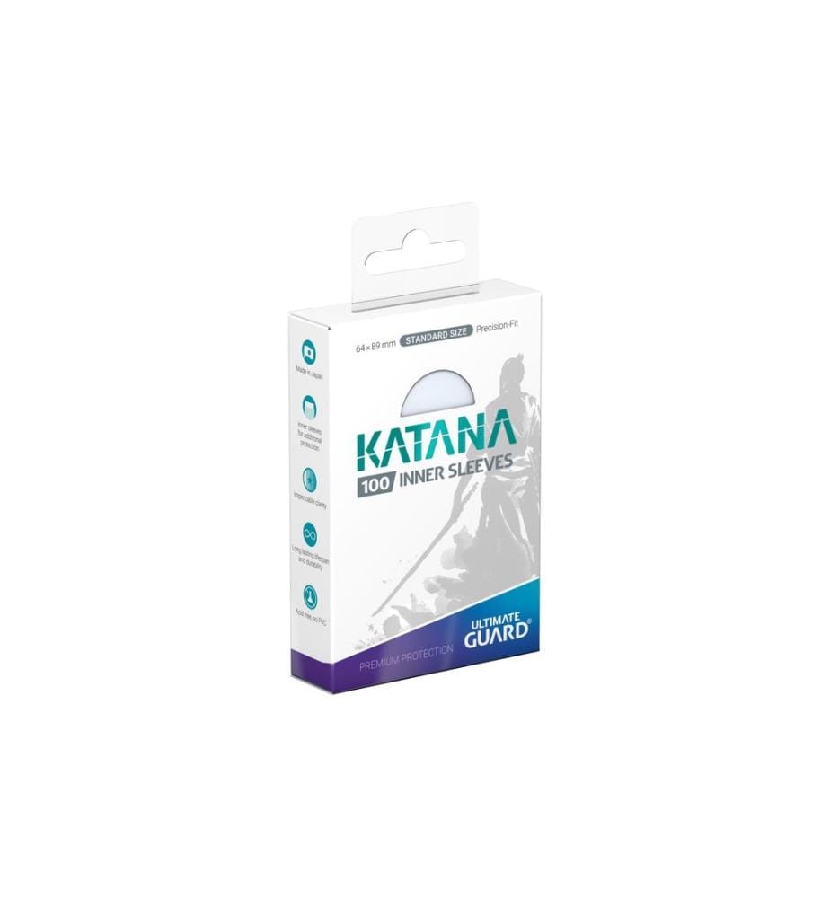 Ultimate Guard - Kartenhülle Katana Inner Sleeves Standard Transparent 100