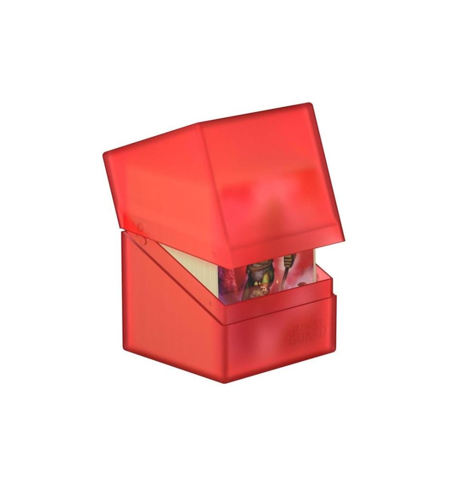Ultimate Guard - Kartenbox Boulder Deck Case Standardgrösse 100+ Ruby