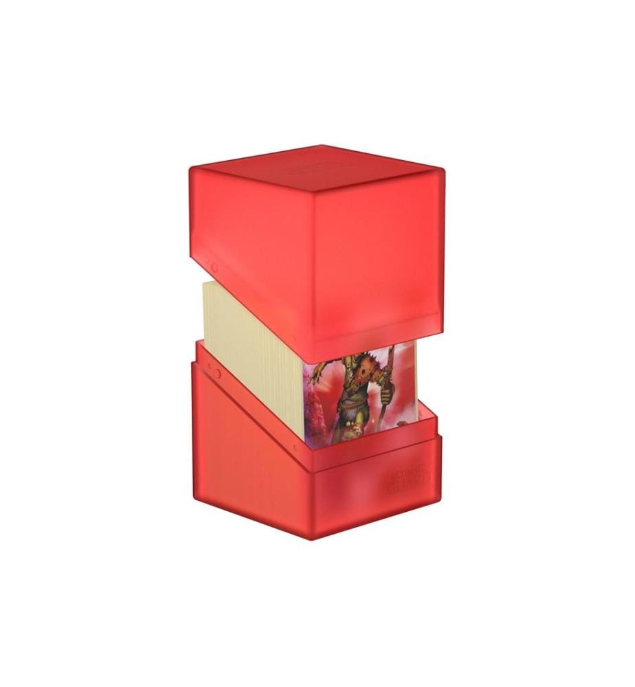 Ultimate Guard - Kartenbox Boulder Deck Case Standardgrösse 100+ Ruby