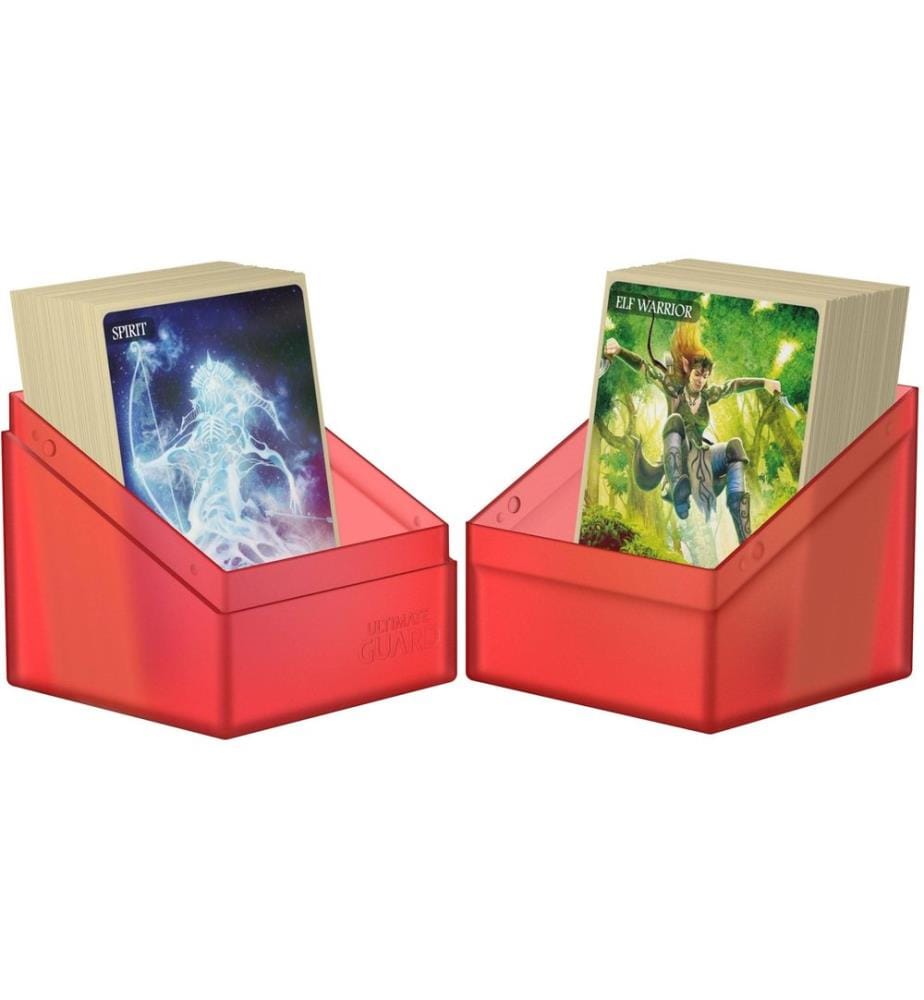 Ultimate Guard - Kartenbox Boulder Deck Case Standardgrösse 100+ Ruby