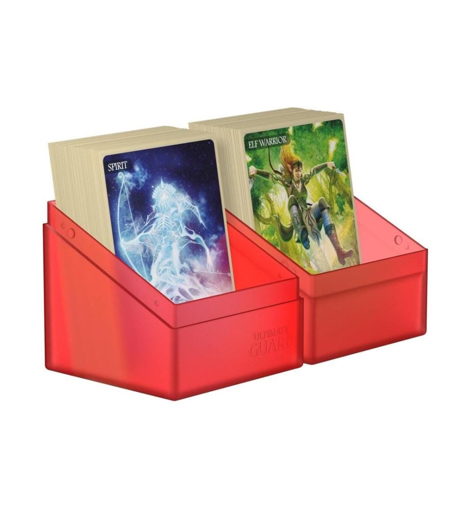 Ultimate Guard - Kartenbox Boulder Deck Case Standardgrösse 100+ Ruby