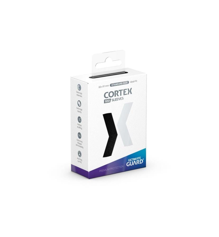 Ultimate Guard - Kartenhülle Cortex Sleeves Standardgrösse Schwarz 100