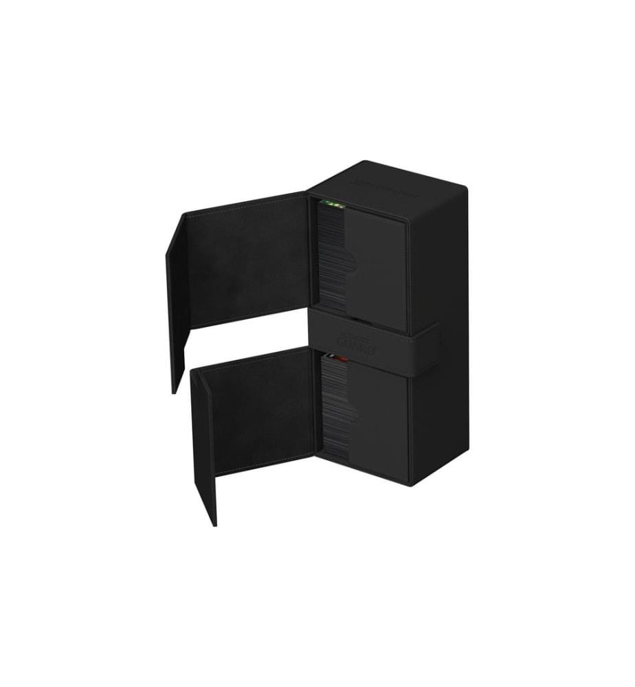 Ultimate Guard - Kartenbox Twin Flip'n'Tray 266+ Xenoskin Monocolor Schwarz