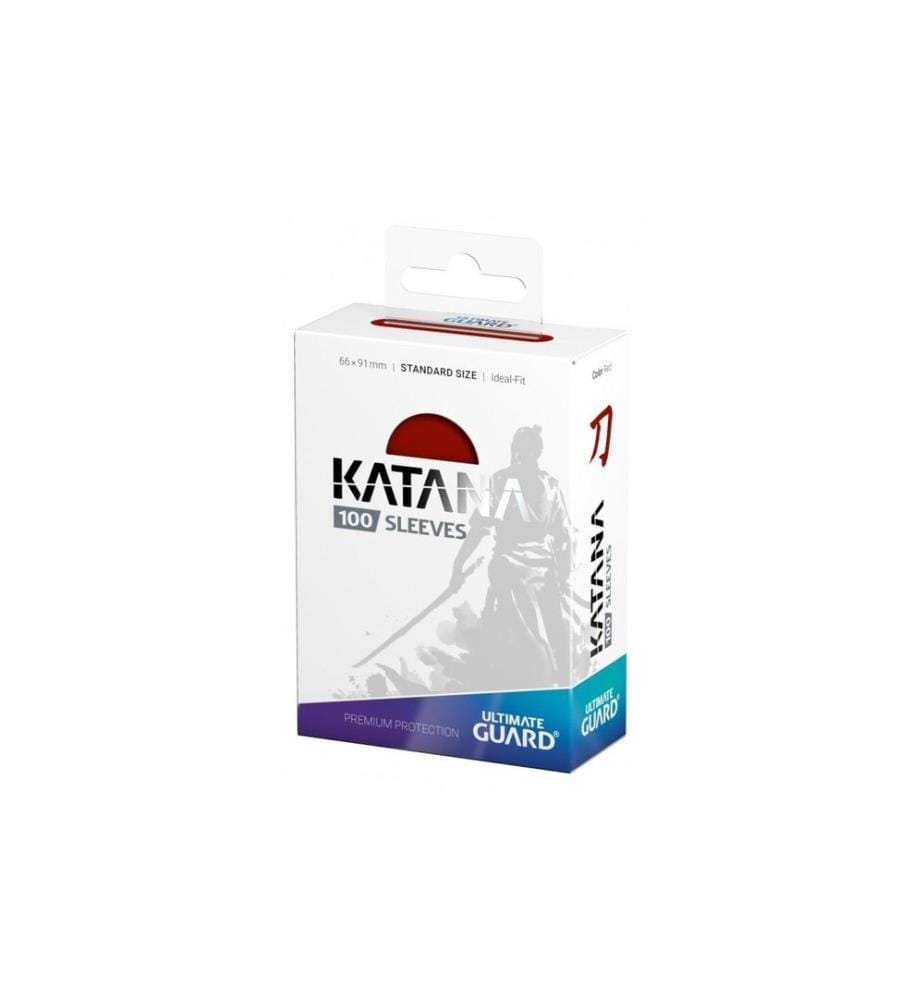 Ultimate Guard - Étui à cartes Katana Sleeves taille standard rouge 100