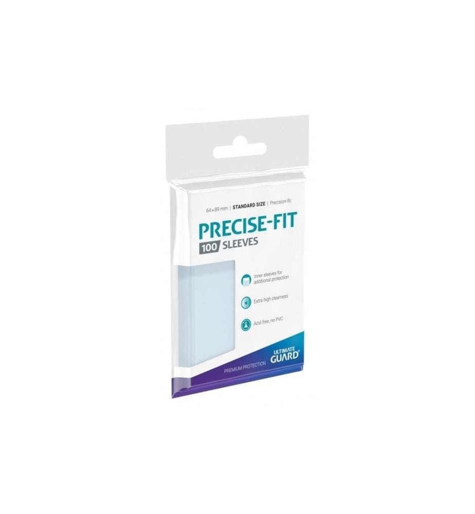 Ultimate Guard - Étui à cartes Precise-Fit Sleeves Transparent Standard 100