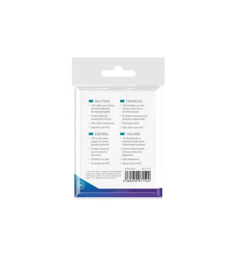 Ultimate Guard - Étui à cartes Precise-Fit Sleeves Transparent Standard 100