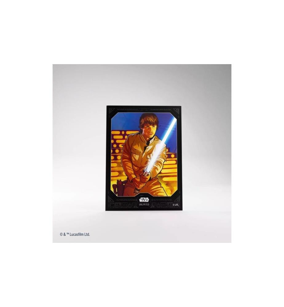 Asmodée - Kartenhülle Art Sleeves Luke Skywalker 60 +1 Stk.