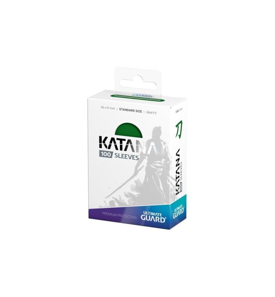 Ultimate Guard - Étui à cartes Katana Sleeves taille standard Vert 100