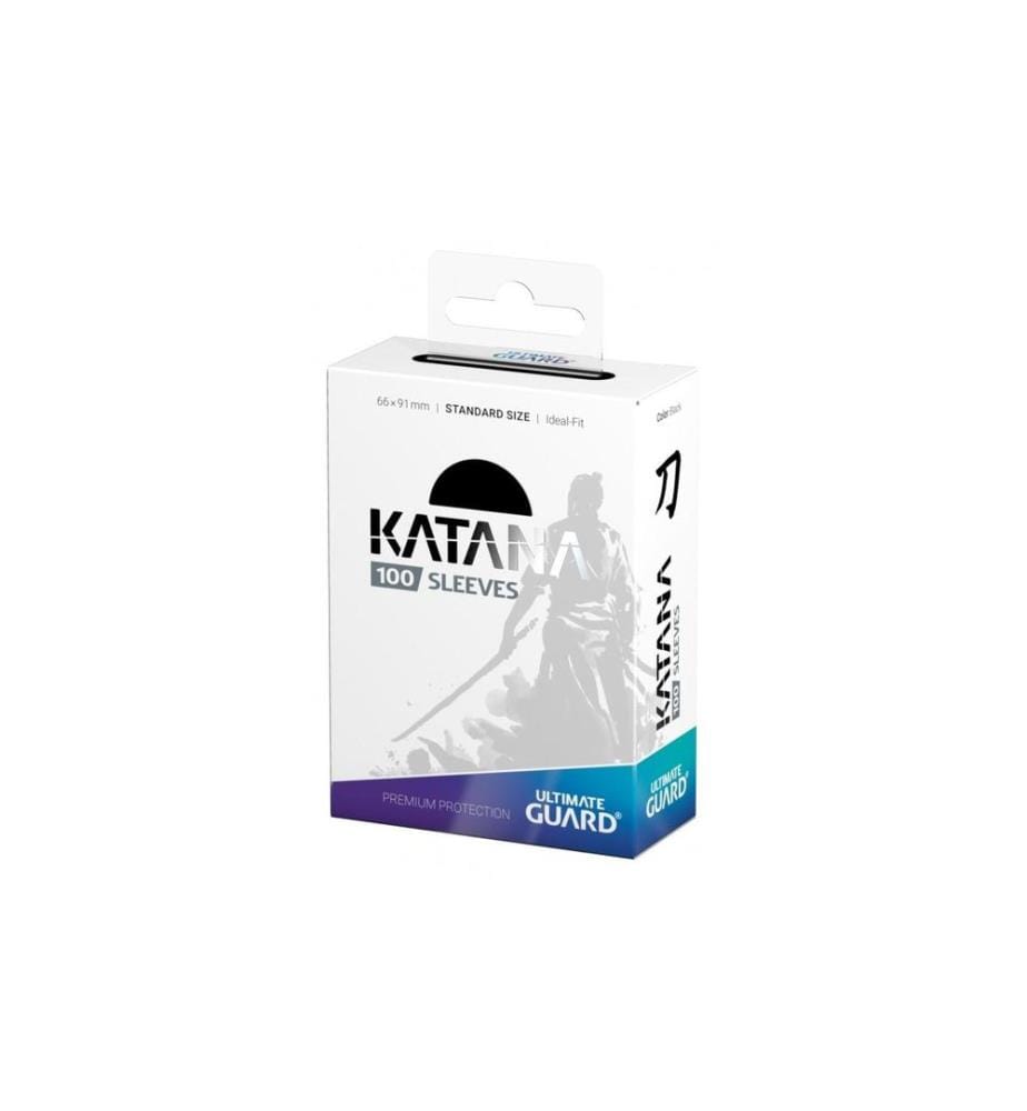 Ultimate Guard - Étui à cartes Katana Sleeves Standardgrösse Noir 100