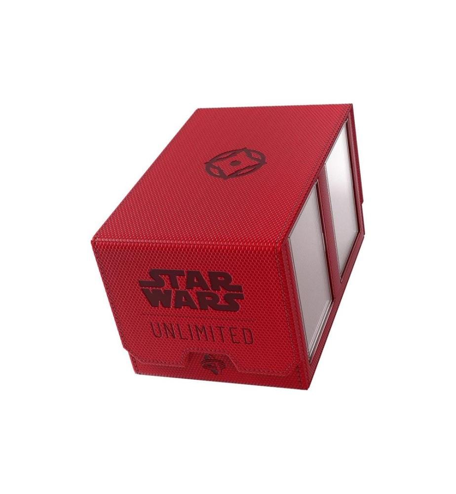 Asmodée - Kartenbox Star Wars: Unlimited Double Deck Pod rot