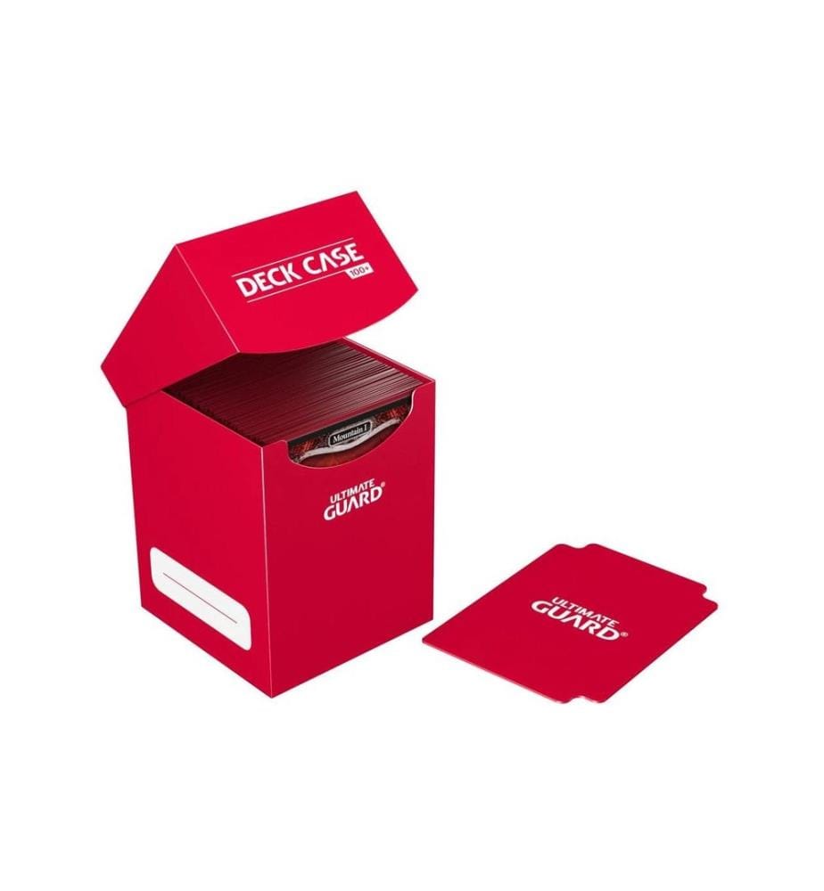 Ultimate Guard - Boîte à cartes Deck Case 100+ taille standard rouge