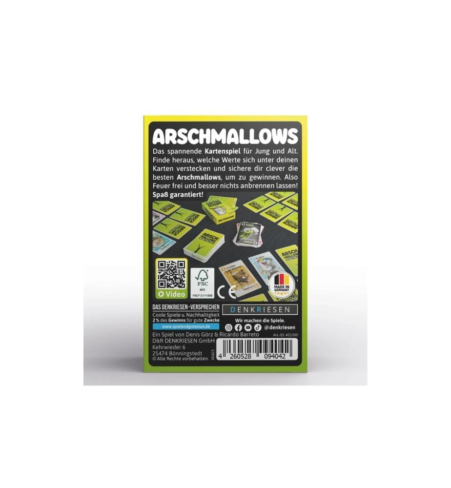 Denkriesen - Jeux de cartes Arschmallows (DE)