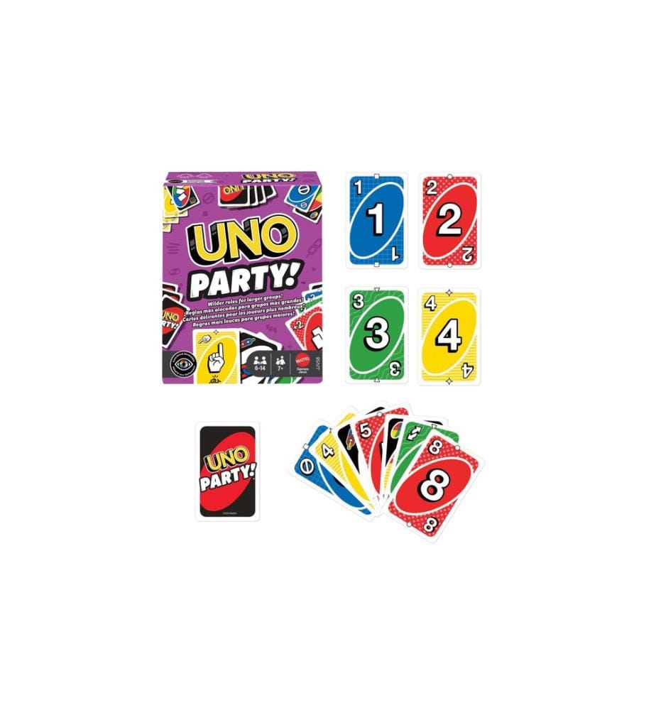 Mattel Spiele - Kartenspiel UNO Party