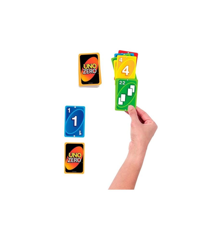 Mattel Spiele - Kartenspiel UNO Zero Kartenspiel