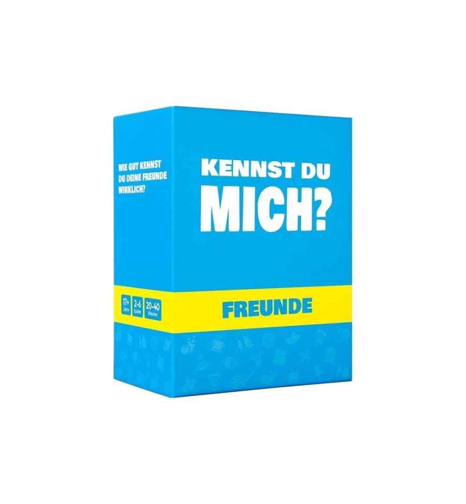 THE WORLD GAME - Kartenspiel Kennst Du mich – Freunde -DE-