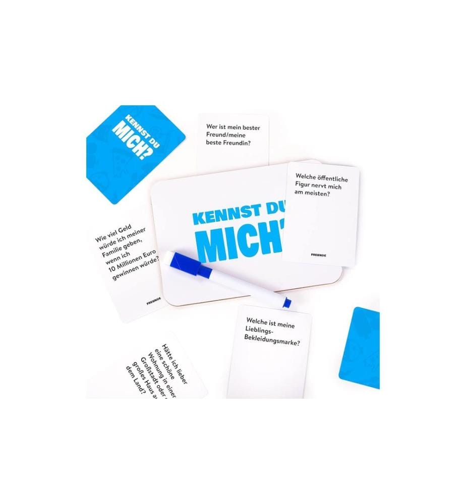 THE WORLD GAME - Kartenspiel Kennst Du mich – Freunde -DE-