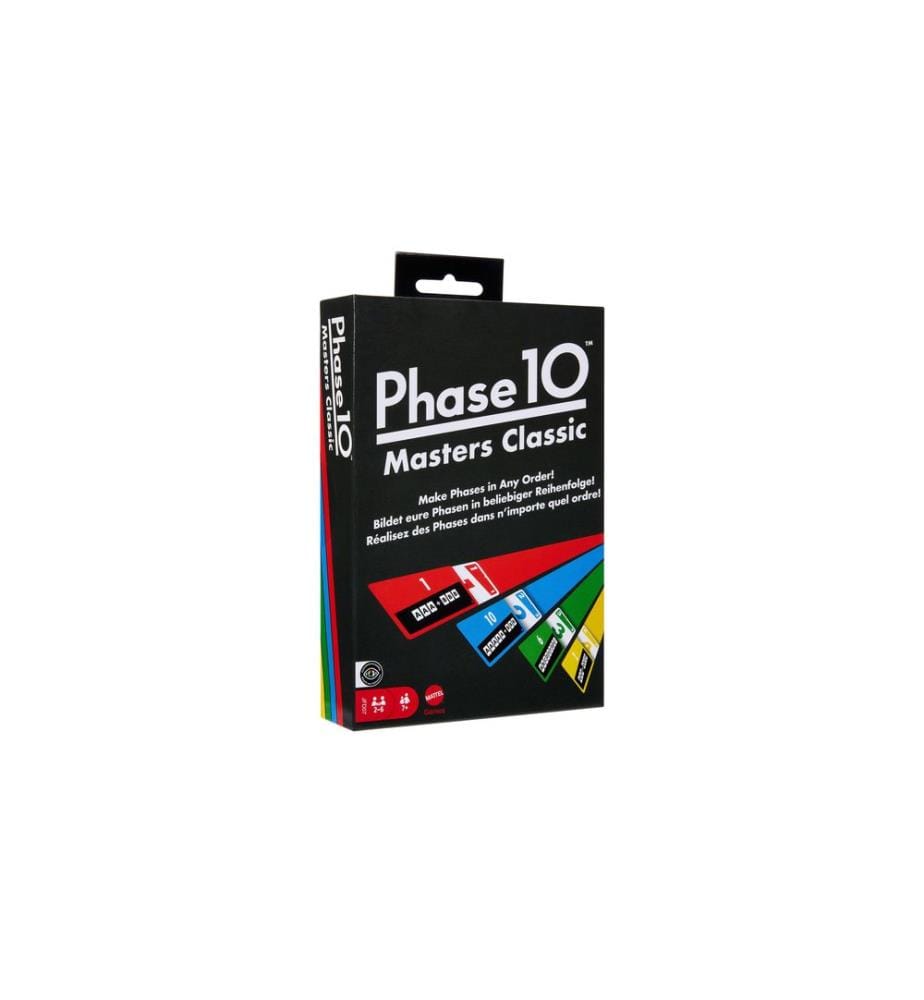 Mattel Spiele - Kartenspiel Phase 10 Masters Classic