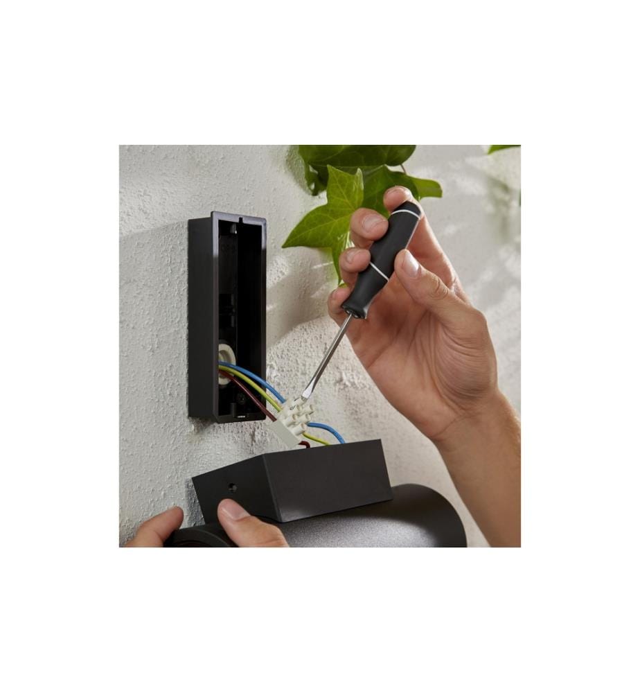 PHILIPS HUE - White & Color Ambiance Outdoor Appear Applique murale noire