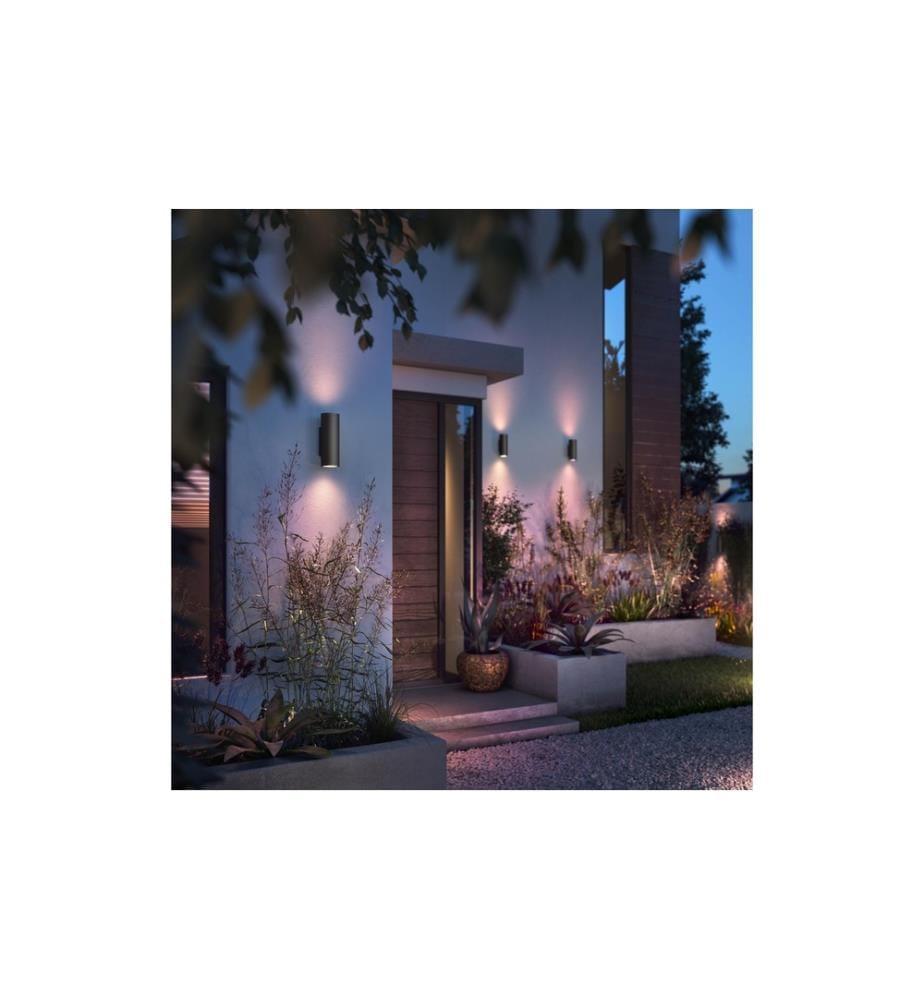 PHILIPS HUE - White & Color Ambiance Outdoor Appear Applique murale noire