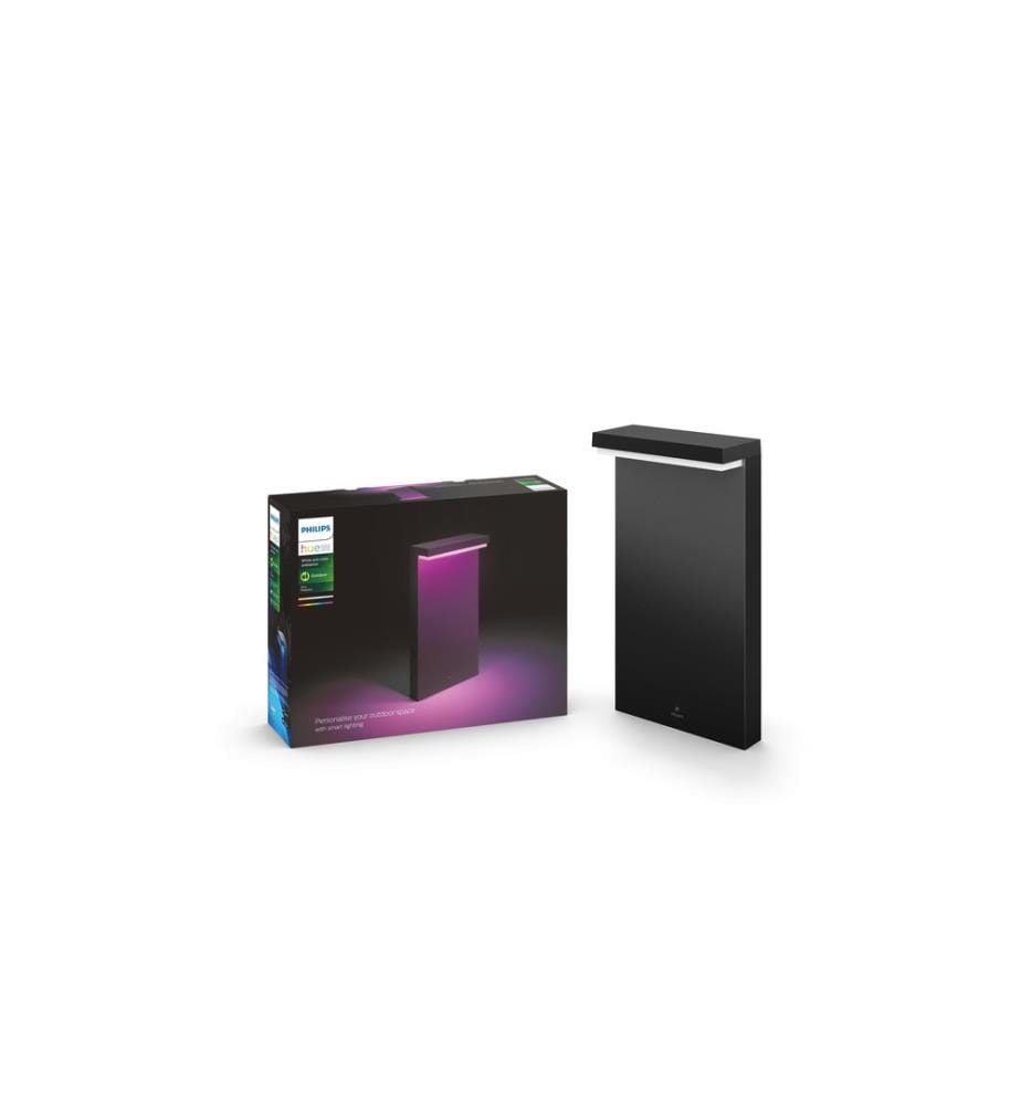 PHILIPS HUE - White & Color Ambiance Outdoor Nyro Lampe de socle noire